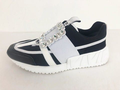 Viv' Go Rhinestone Buckle Sneaker Size 8.5