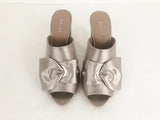 Satin Mule Size 40 It (10 Us)