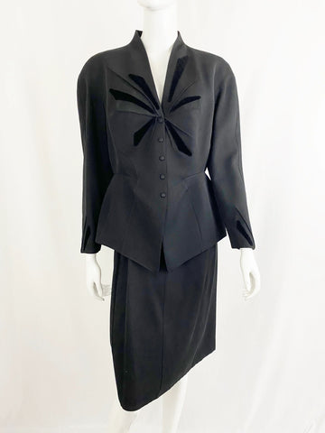 Thierry Mugler Skirt Suit Size 12