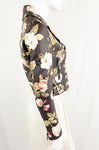 Alice + Olivia Floral Leather Jacket Size XS