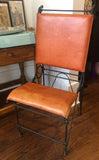 Ilana Goor Leather & Iron Chair (2 Available Sold Separately)