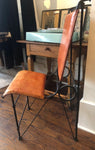 Ilana Goor Leather & Iron Chair (2 Available Sold Separately)