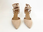 NEW Suede Strappy Pump Size 37.5 It (7.5 Us)