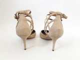 NEW Suede Strappy Pump Size 37.5 It (7.5 Us)