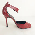 Manolo Blahnik Patent Peep-Toe Pumps Size6.5