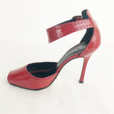 Manolo Blahnik Patent Peep-Toe Pumps Size6.5