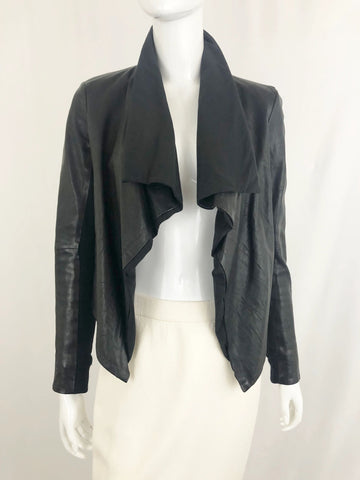Theory Leather Jacket Size S