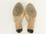 Cap-Toe Mules Size 7