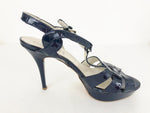 Formentini Blue Platform Sandals Size 39 It (9 Us)