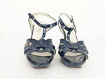 Formentini Blue Platform Sandals Size 39 It (9 Us)