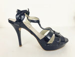 Formentini Blue Platform Sandals Size 39 It (9 Us)