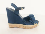 Tory Burch Blue Wedge Sandal Size 7