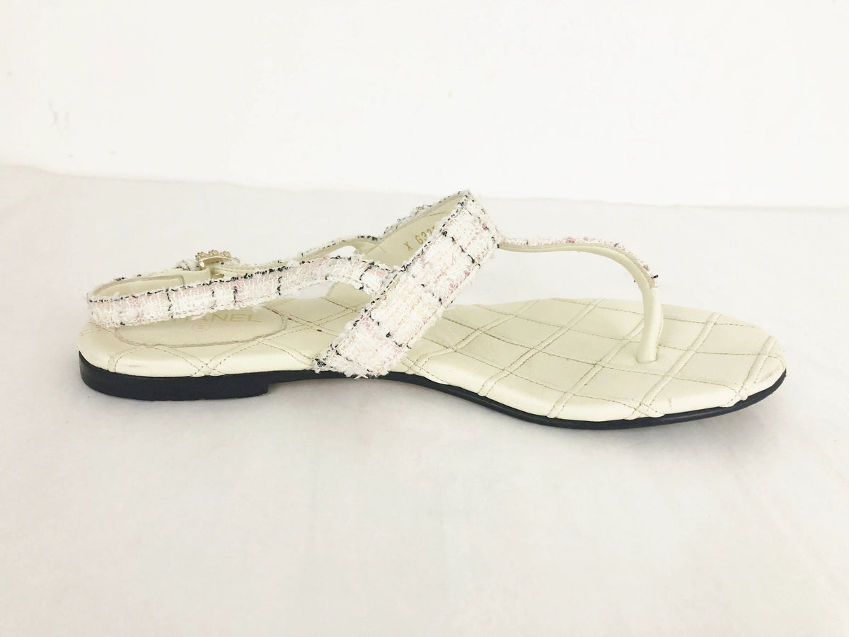 Chanel T-Strap Sandals Size 10.5 – KMK Luxury Consignment