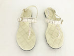 Chanel T-Strap Sandals Size 10.5