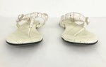 Chanel T-Strap Sandals Size 10.5