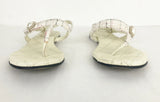 Chanel T-Strap Sandals Size 10.5