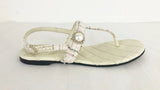 Chanel T-Strap Sandals Size 10.5