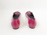 NEW Gucci Patent Peep Toe Flats Size 8