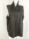 Lafayette 148 Leather Vest Size Xl