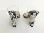 NEW Snakeskin And PVC Mule Size 7.5
