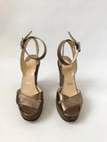 Christian Louboutin Wedge Sandal Size 37 It (7 Us)