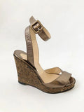 Christian Louboutin Wedge Sandal Size 37 It (7 Us)