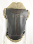 NEW Sandro Shearling Leather Vest Designer Size Small