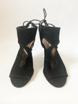 Aquazzura Cutout Sandal Size 37.5 It (7.5 Us)