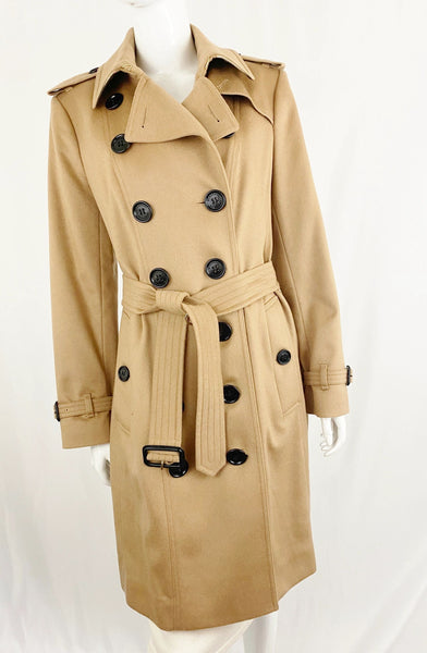 Burberry sandringham cashmere coat discount