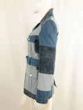 NEW Stella McCartney Denim Patchwork Jacket Size S