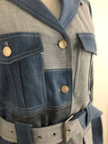 NEW Stella McCartney Denim Patchwork Jacket Size S