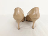 Manolo Blahnik Beige Patent Leather Pumps Size 39 It (9 Us)