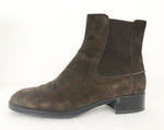 Tod's Suede Ankle Boots Size 38.5 It (8.5 Us)