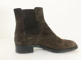 Tod's Suede Ankle Boots Size 38.5 It (8.5 Us)