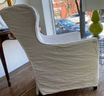 William Sonoma Wingback Slipcover Chair