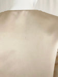 D. Exterior Satin Bomber Coat Size M