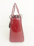 Lady Dior Medium Patent Leather Bag