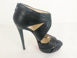 Christian Louboutin Leather Sandal Size 37 It (7 Us)