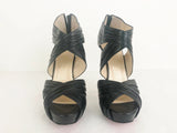 Christian Louboutin Leather Sandal Size 37 It (7 Us)