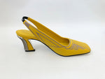 Fendi Nylon Slingback Pump Size 36.5 It (6.5 Us)