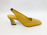 Fendi Nylon Slingback Pump Size 36.5 It (6.5 Us)