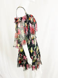 Dolce & Gabbana Ruffle Floral Dress Size S