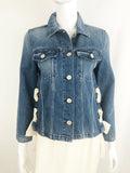 3x1 NYC Denim Jacket With Side Ties Size Xs