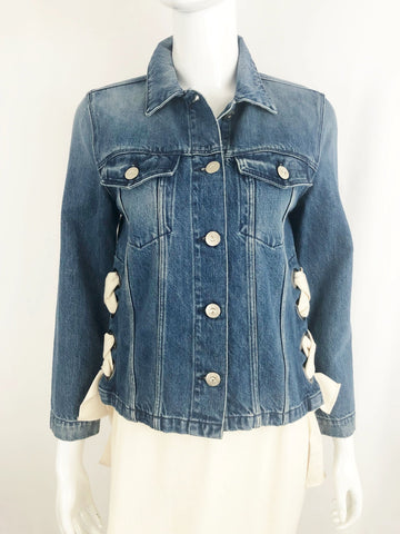 3x1 NYC Denim Jacket With Side Ties Size Xs