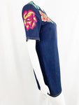 Cinq a Sept Denim Floral Dress Size 2