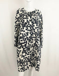 Max Mara Weekend Blue & White Patterned Coat Size 12