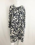 Max Mara Weekend Blue & White Patterned Coat Size 12