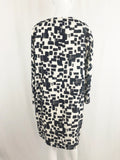 Max Mara Weekend Blue & White Patterned Coat Size 12