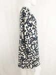 Max Mara Weekend Blue & White Patterned Coat Size 12