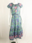 Bell Ruffle Sleeve Maxi Size M